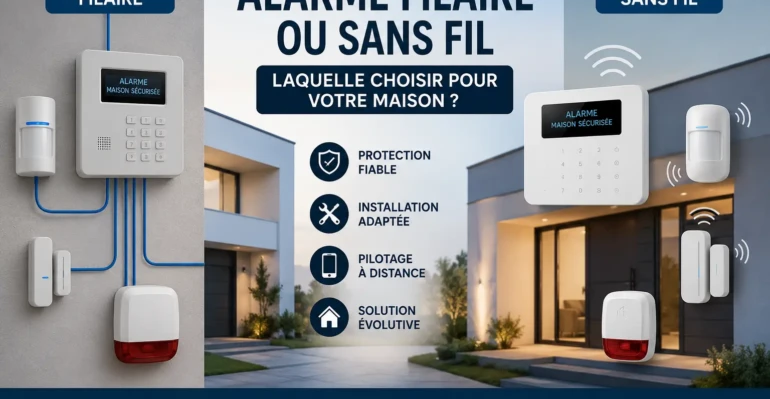 Alarme filaire ou sans fil : laquelle choisir pour protéger sa maison ?